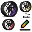 Lucid 5-lug aftermarket rims SF-10 forged wheels with custom finish options
