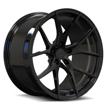 SC-04M gloss black forged wheels for 2016 Chevrolet Corvette Stingray - custom rims