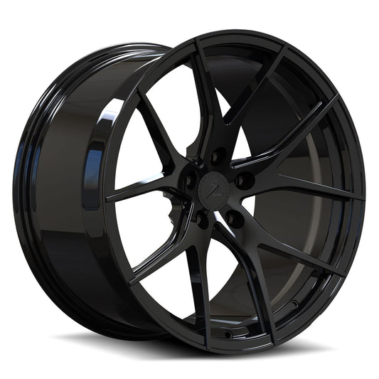 SC-04M gloss black forged wheels for 2016 Chevrolet Corvette Stingray - custom rims