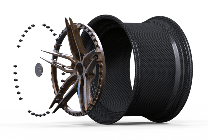 RCF Series: Real Carbon Fiber Custom 2-Piece Wheels - Splux Luxury Wheels