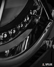 Splux SA-01 custom forged wheels for Corvette C7, featuring a sleek chrome finish and deep concave design for an aggressive look.