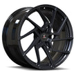 Splux SA-03M carbon fiber directional monoblock wheels, aggressive custom forged design for Lamborghini