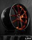 Shop Splux SC-04 wheels for sale, featuring carbon fiber accents and a polished bronze finish, perfect for C7 Corvette upgrades.