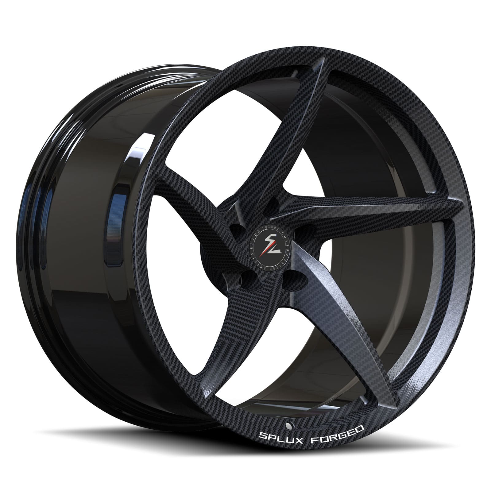 Curved Rims Gold Custom Forged Deep Dish/Concave Wheels&Rims - Splux Luxury Wheels