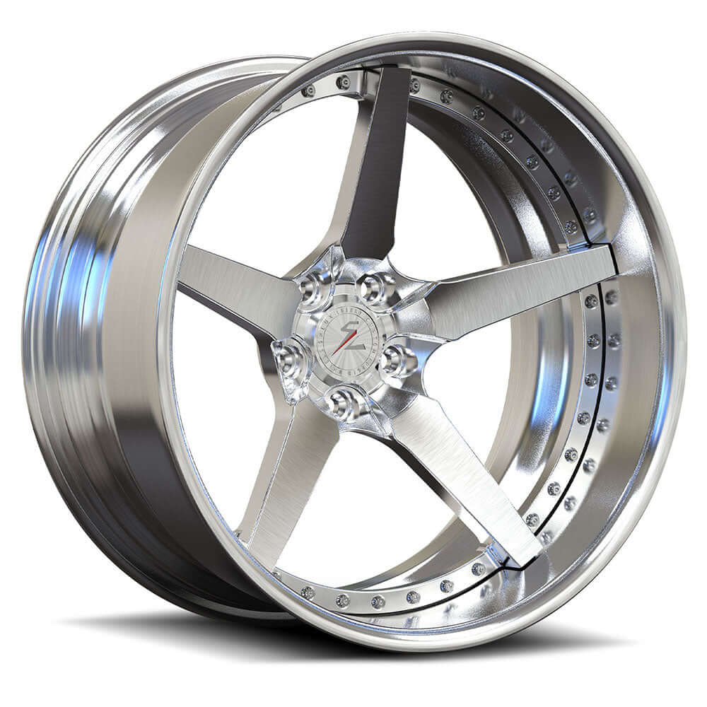 SD-06 custom offset forged wheels for Corvette - aftermarket rims