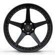 SD-06 black deep lip aftermarket custom forged wheels - rims