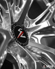 Custom forged 1-piece SL-02 wheels for 1999 Dodge Viper, 6-lug, polished Y-spoke lightweight aftermarket rims.
