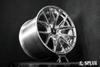 Splux SL-02 6-lug custom forged 1-piece wheels for 1999 Dodge Viper, lightweight polished Y-spoke aftermarket rims.