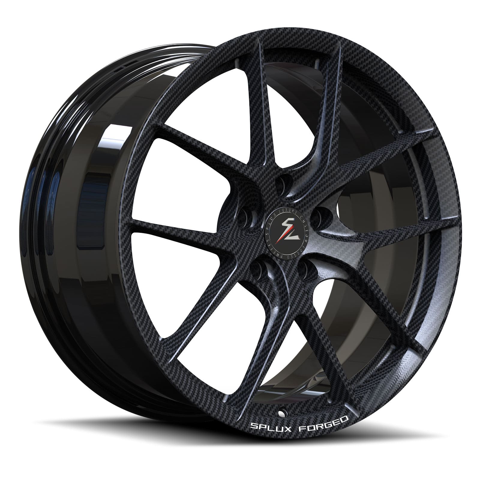 SL-04 carbon fiber forged wheels for 2000 Porsche Carrera - y-spoke