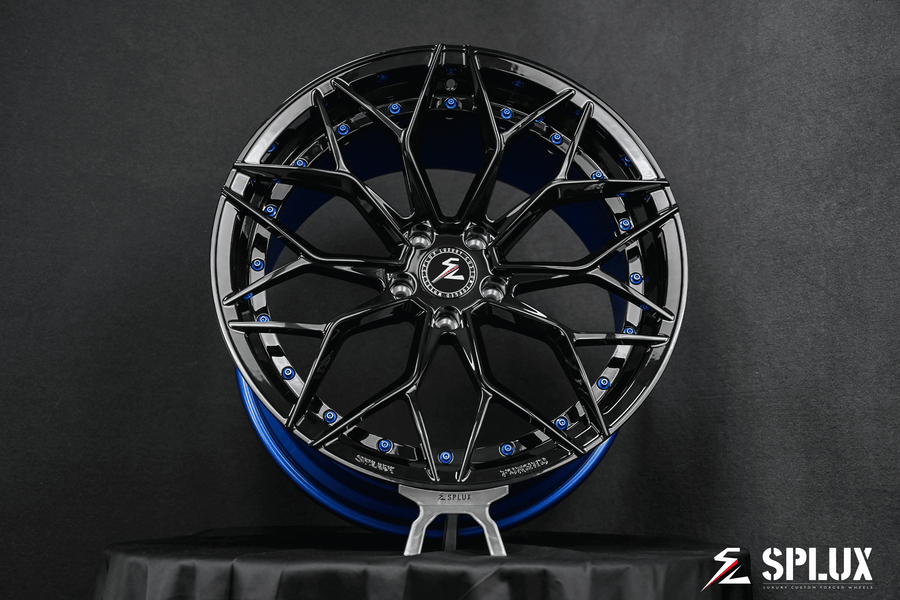 SL-C04 Custom C8 Corvette Stingray/Z51 Elkhart Lake Blue 20x9 21x12, 19x8.5 20x11