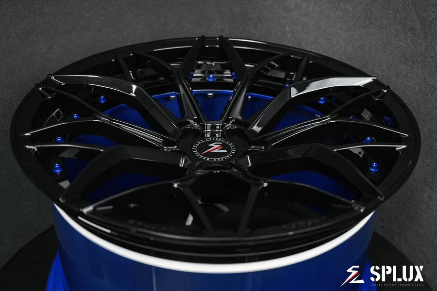 SL-C04 Custom C8 Corvette Stingray/Z51 Elkhart Lake Blue 20x9 21x12, 19x8.5 20x11