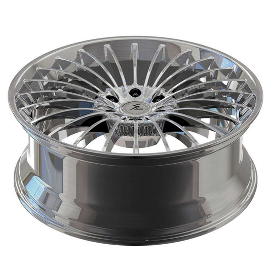 ST-02 brushed aluminum silver forged wheels for Bentley - aftermarket alloys