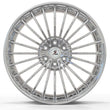 ST-02 brushed silver forged wheels for Continental - custom monoblock rims