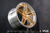 SA-01 Custom C8 Corvette Stingray/Z51 5-Spoke Frozen Gold 20x9 21x12, 19x8.5 20x11