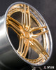 SA-01 Custom C8 Corvette Stingray/Z51 5-Spoke Frozen Gold 20x9 21x12, 19x8.5 20x11