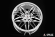 Splux SA-02 aggressive 19inch and 20inch black and white OEM wheels for 2016 Stingray C7 Corvette.