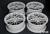 Splux SA-02 aggressive 19inch and 20inch black and white OEM wheels for 2016 Stingray C7 Corvette.
