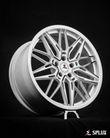 Splux SA-02 black and white aggressive 19inch and 20inch wheels for 2016 Stingray C7 Corvette, aftermarket rims for sale.