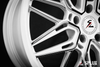 Splux SA-02 19inch and 20inch aggressive black and white rims for 2016 Stingray C7 Corvette.