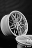 Splux SA-02 aggressive 19inch and 20inch wheels in black and white for 2016 Stingray C7Z Corvette.